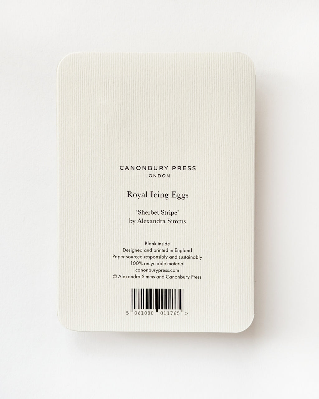 Sherbet Stripe Royal Icing Egg