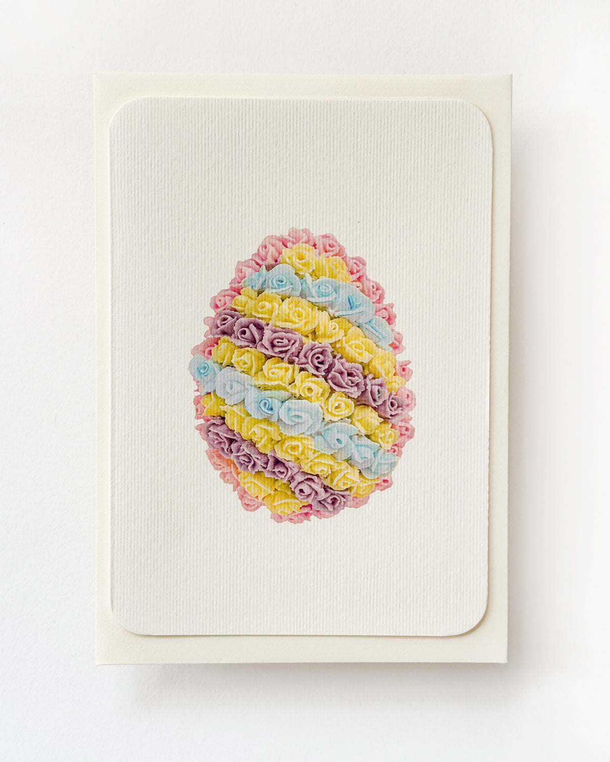 Sherbet Stripe Royal Icing Egg