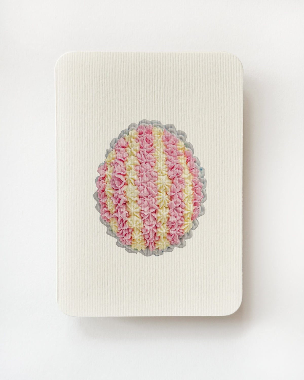 Strawberries & Cream Royal Icing Egg