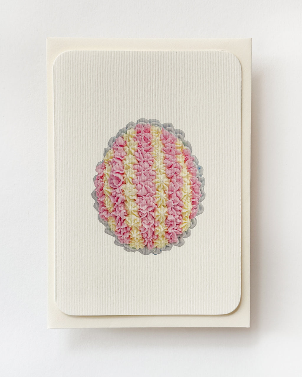 Strawberries & Cream Royal Icing Egg