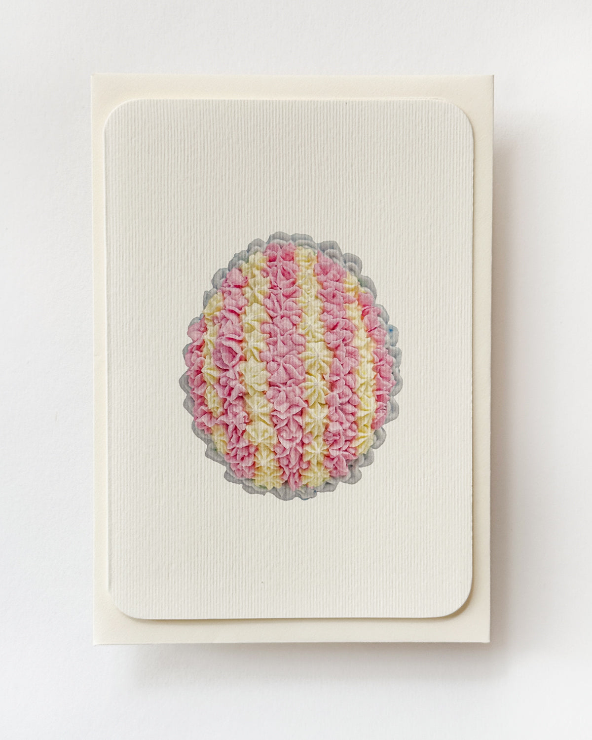 Strawberries & Cream Royal Icing Egg