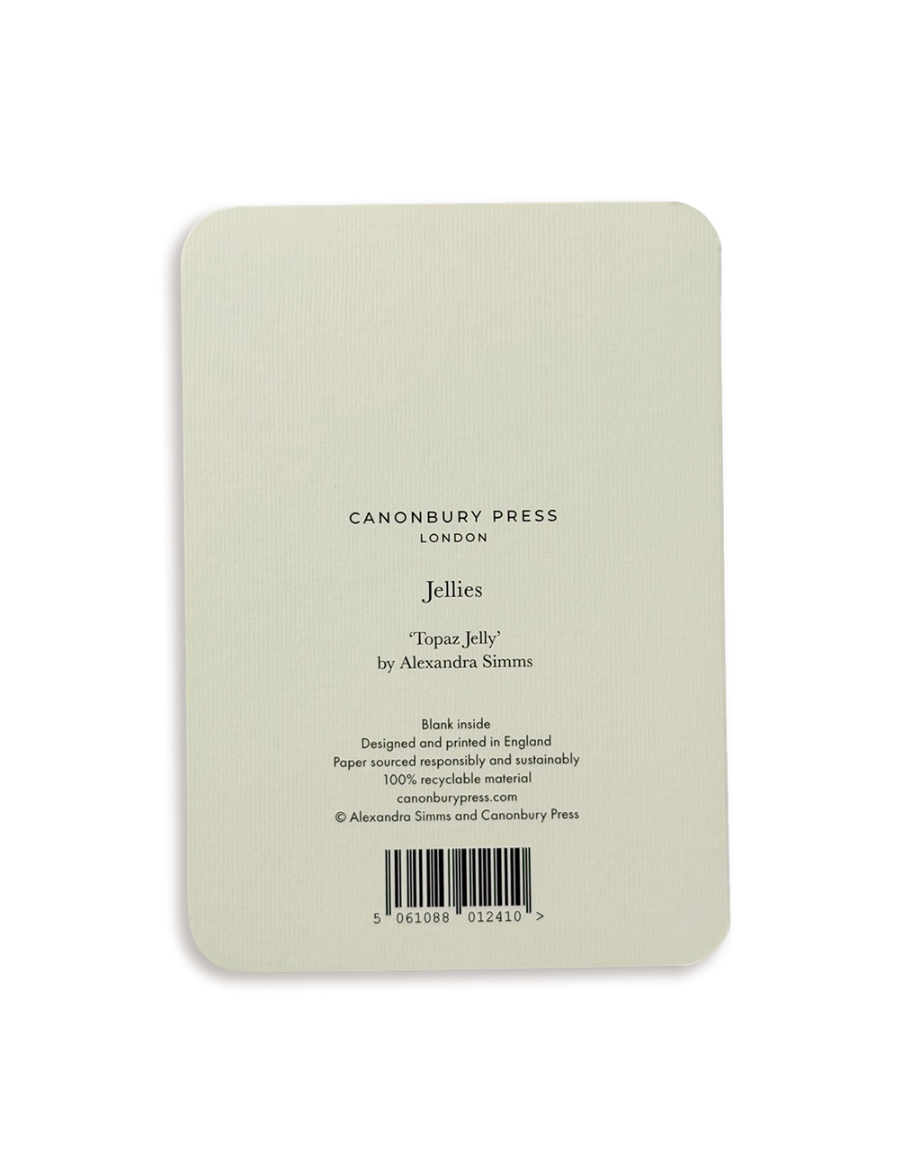 Topaz Jelly Greeting Card