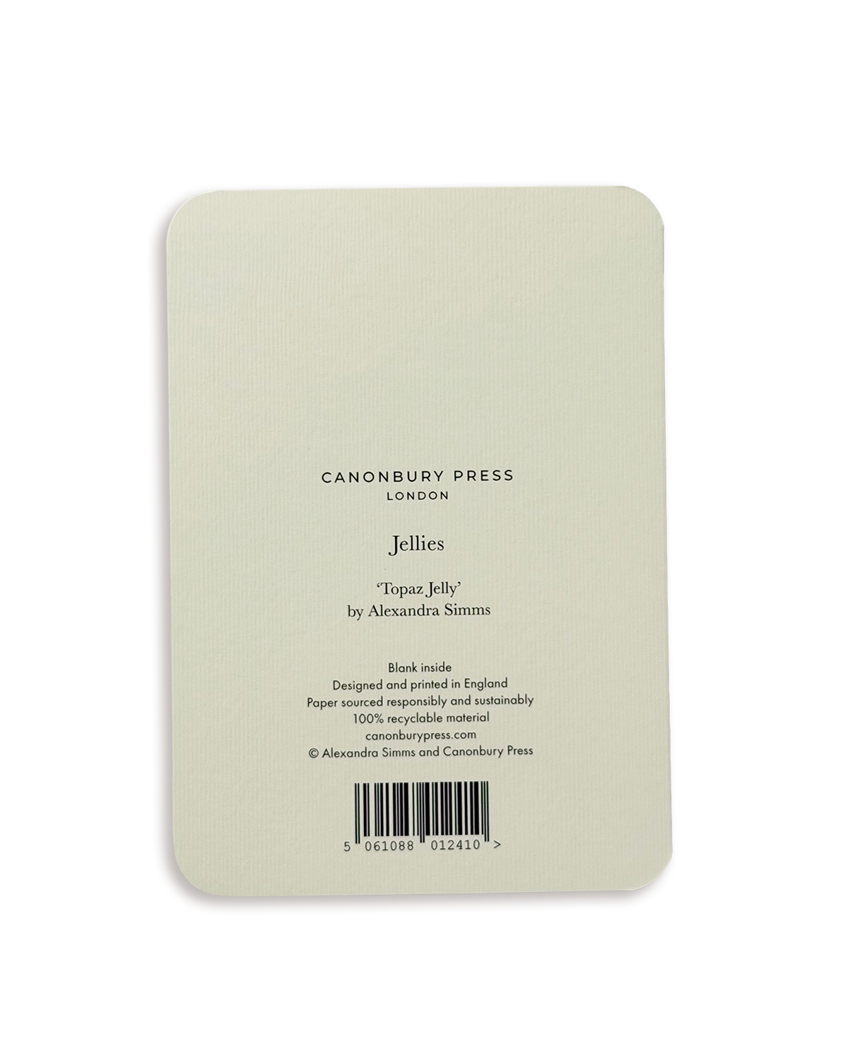 Topaz Jelly Greeting Card