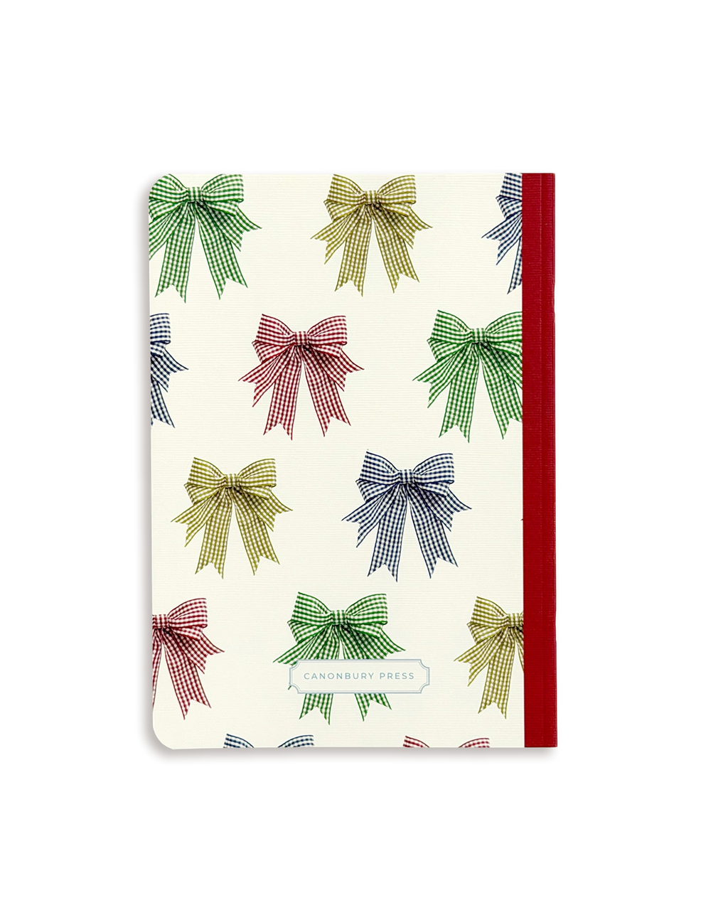 Gingham Bows Notebook