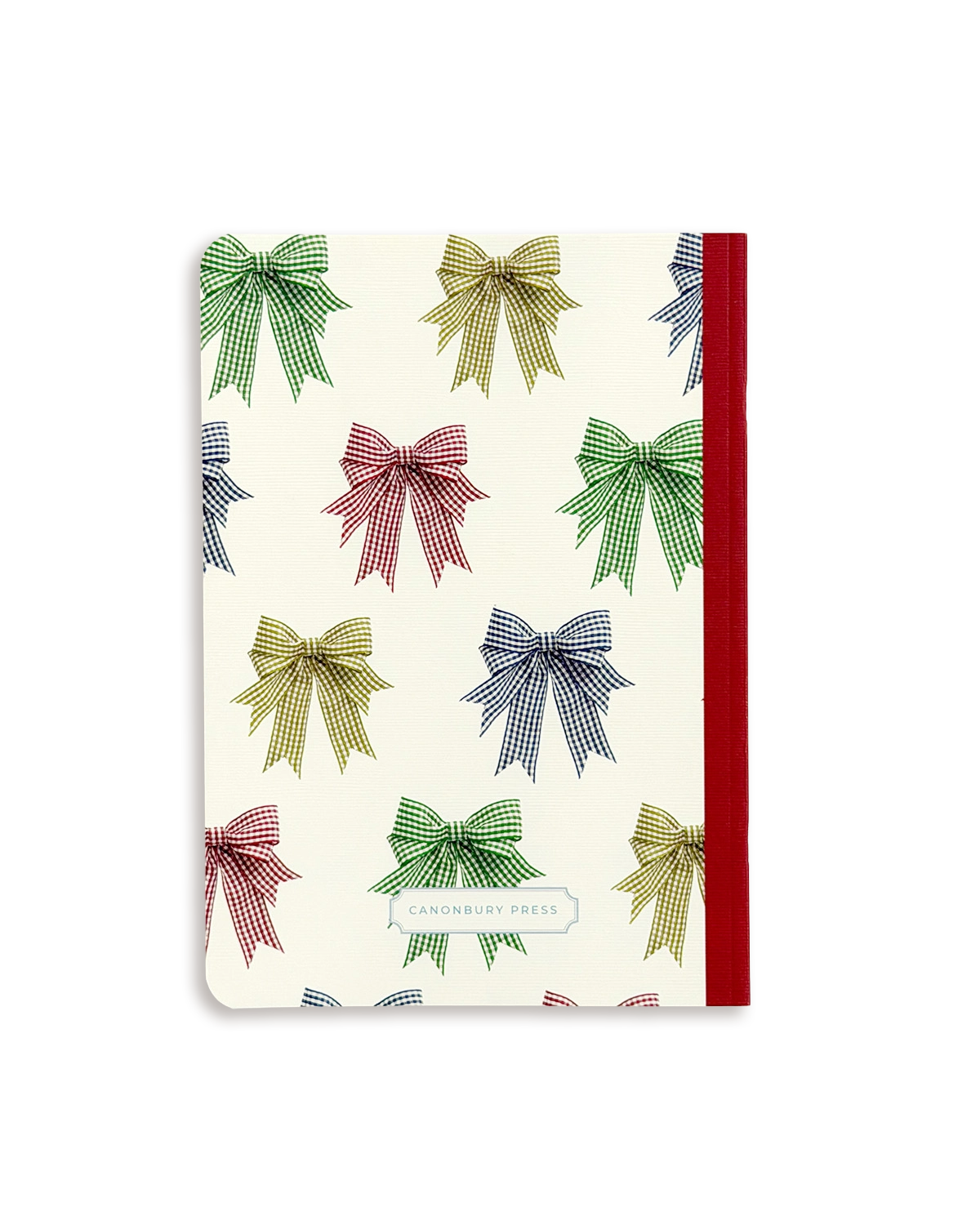 Gingham Bows Notebook