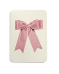 Baby Pink Velvet Bow Greeting Card