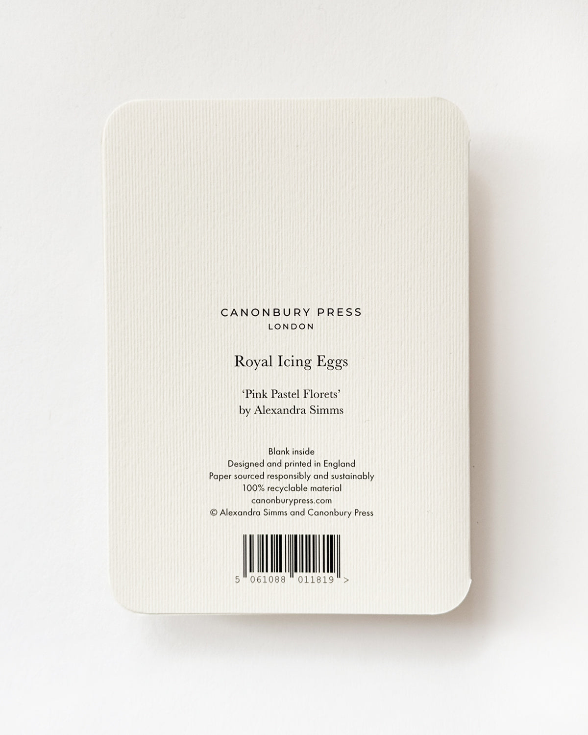 Pink Pastel Florets Royal Icing Egg