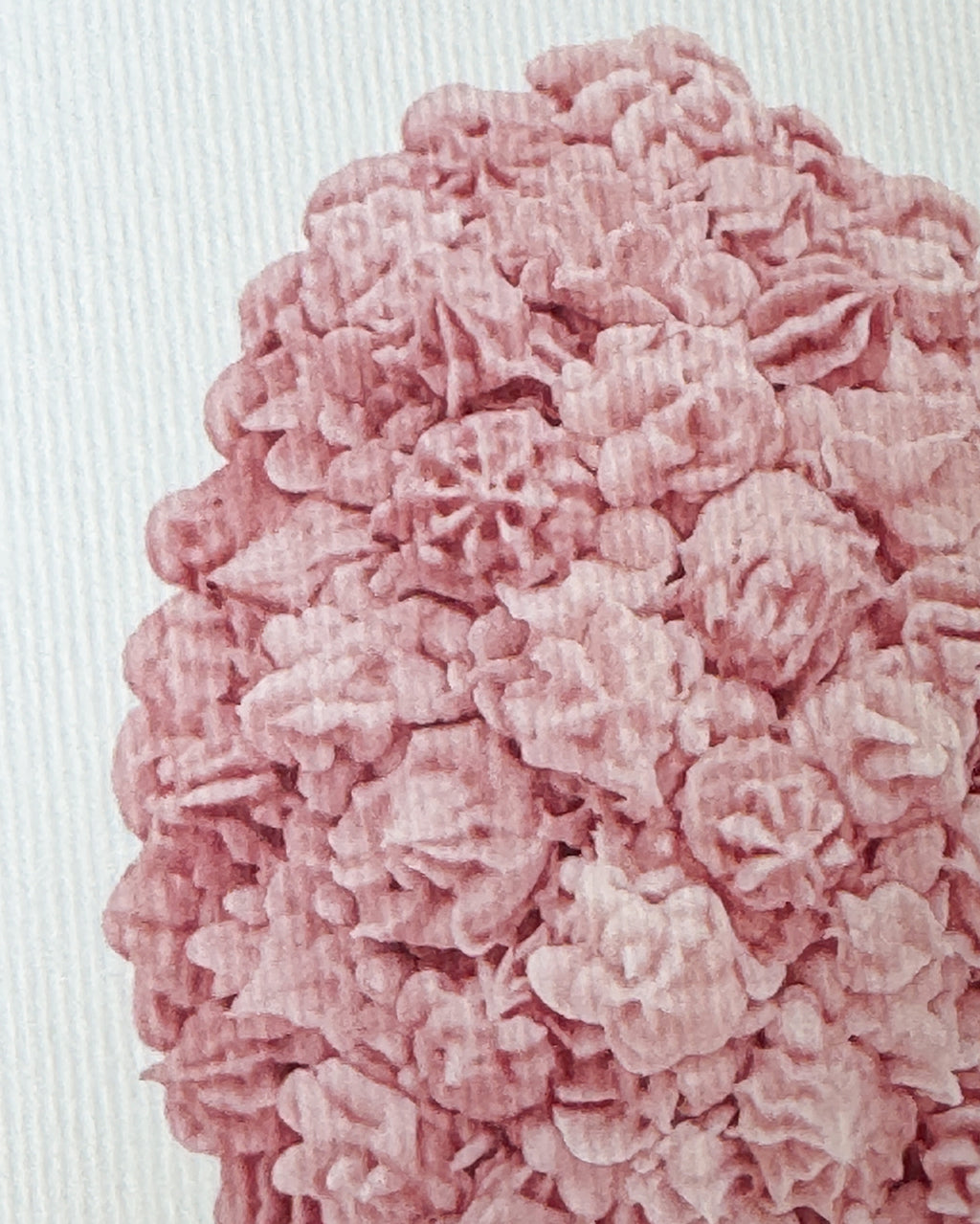 Pink Pastel Florets Royal Icing Egg