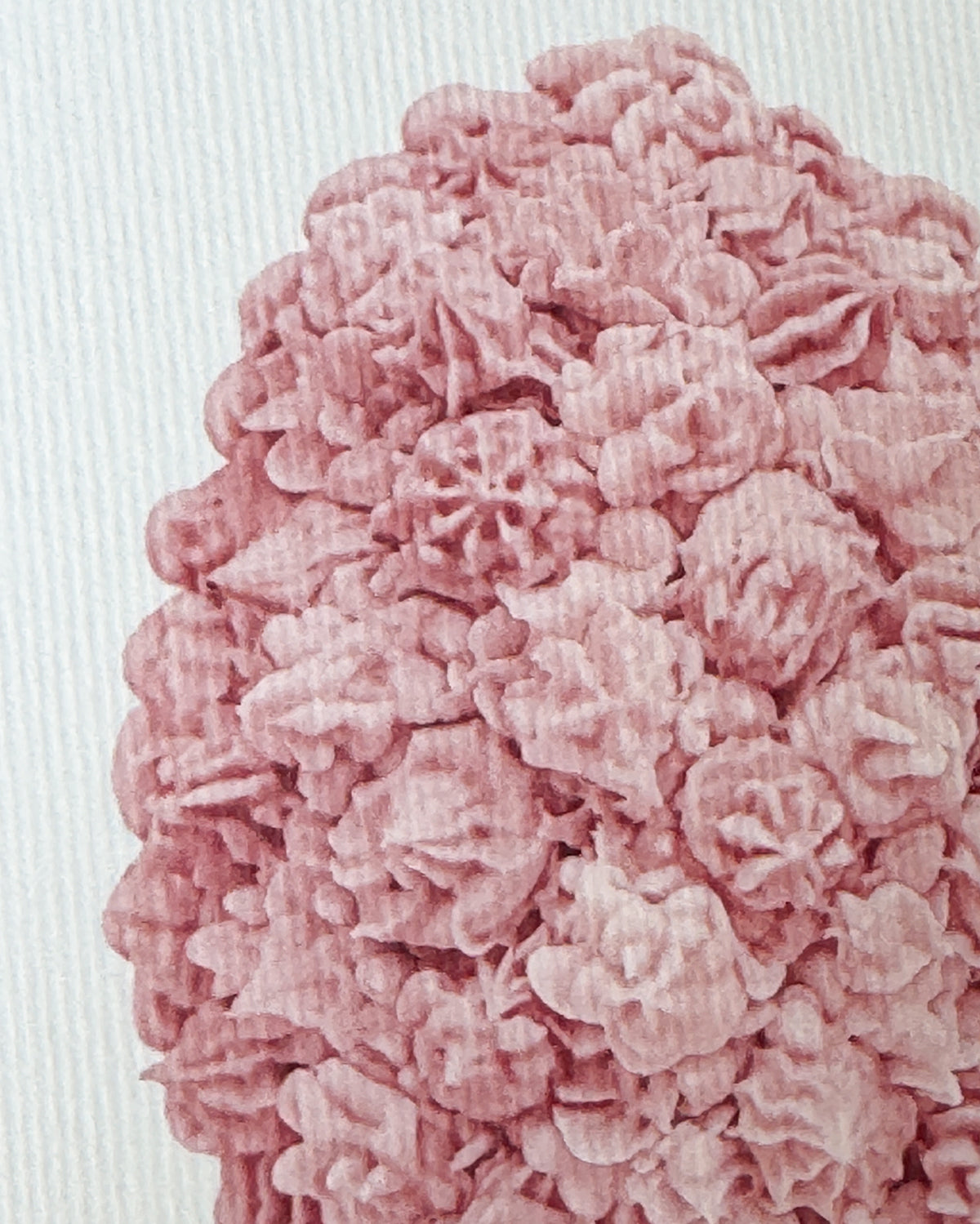 Pink Pastel Florets Royal Icing Egg