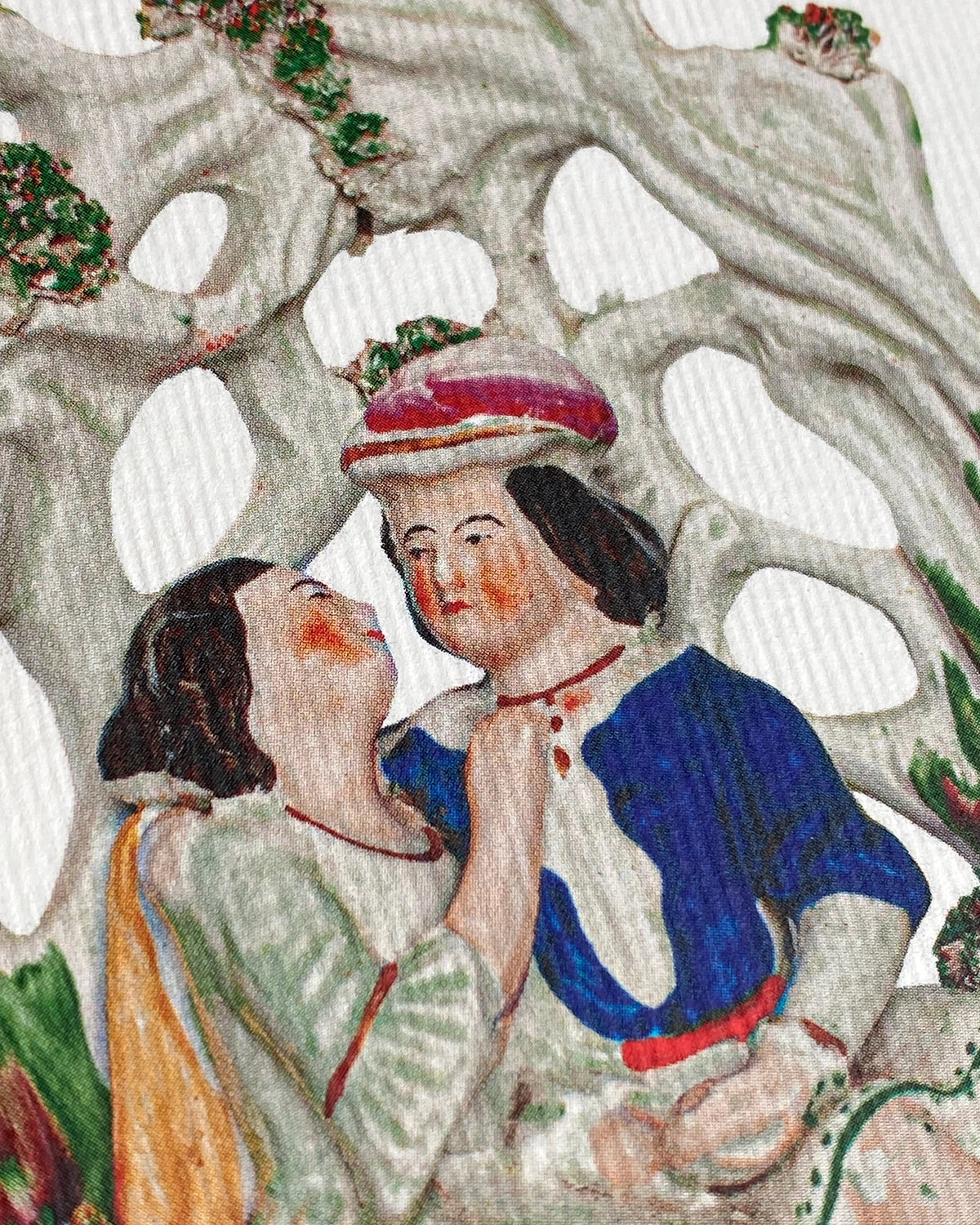 Beneath the Arbour Staffordshire Greeting Card