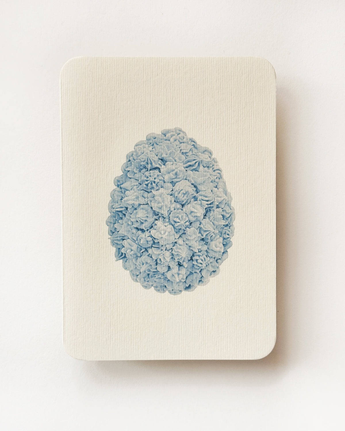 Blue Pastel Florets Royal Icing Egg