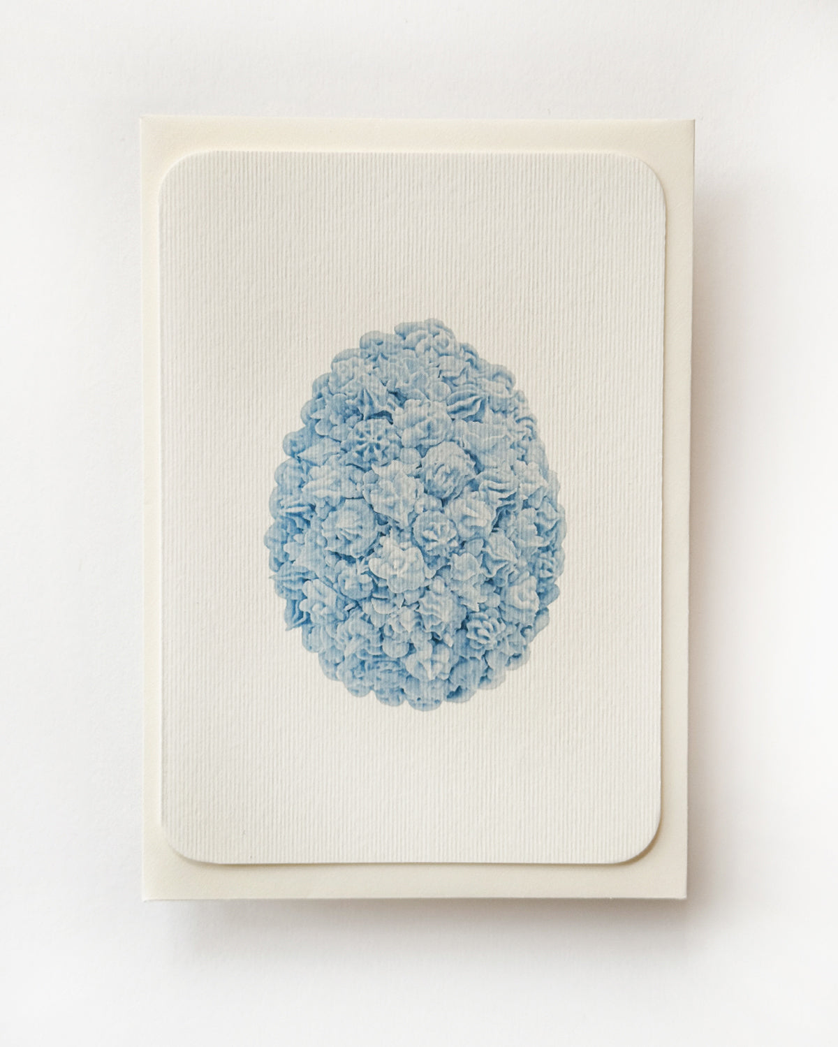 Blue Pastel Florets Royal Icing Egg