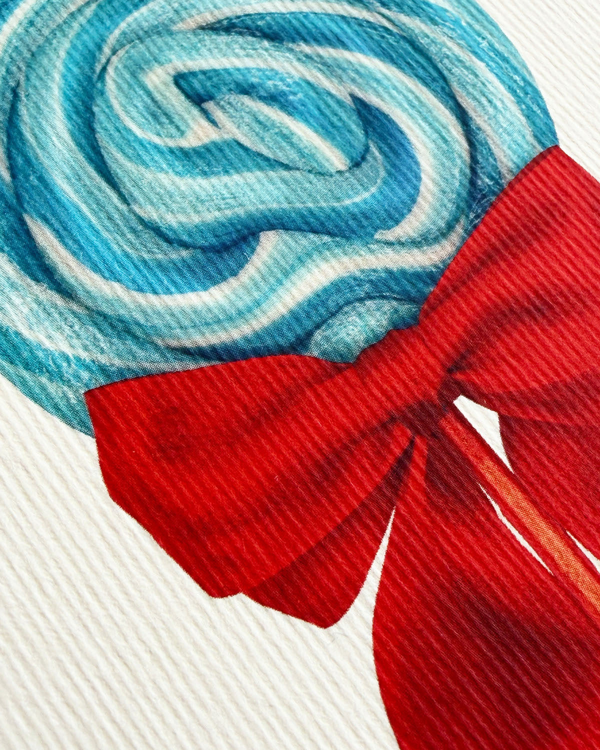 Bubblegum Ribboned Lollies Greeting Card