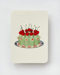 Chartreuse Cream Blancmange Greeting Card