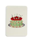 Chartreuse Cream Blancmange Greeting Card