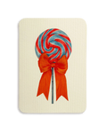 Cherry Sherbet Ribboned Lollies Greeting Card