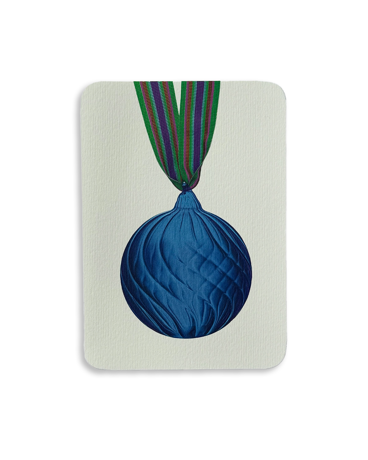 Christmas Baubles Mixed Set of 6 Greeting Cards