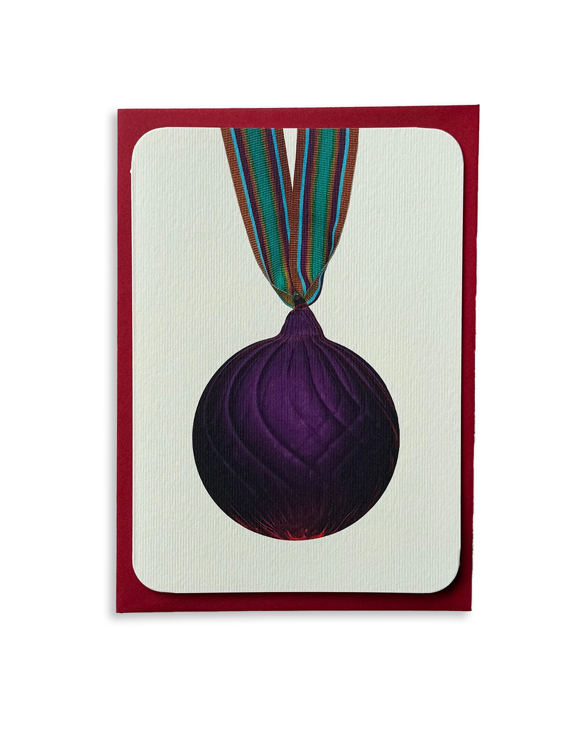 Christmas Baubles Mixed Set of 6 Greeting Cards