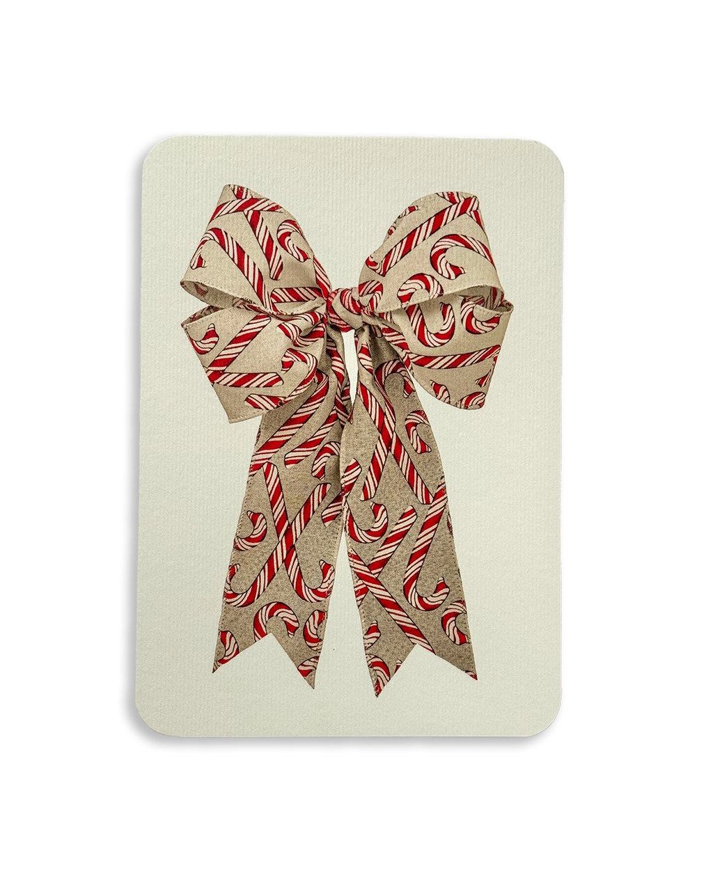 Christmas Bows Mixed Set of 6 Greeting Cards