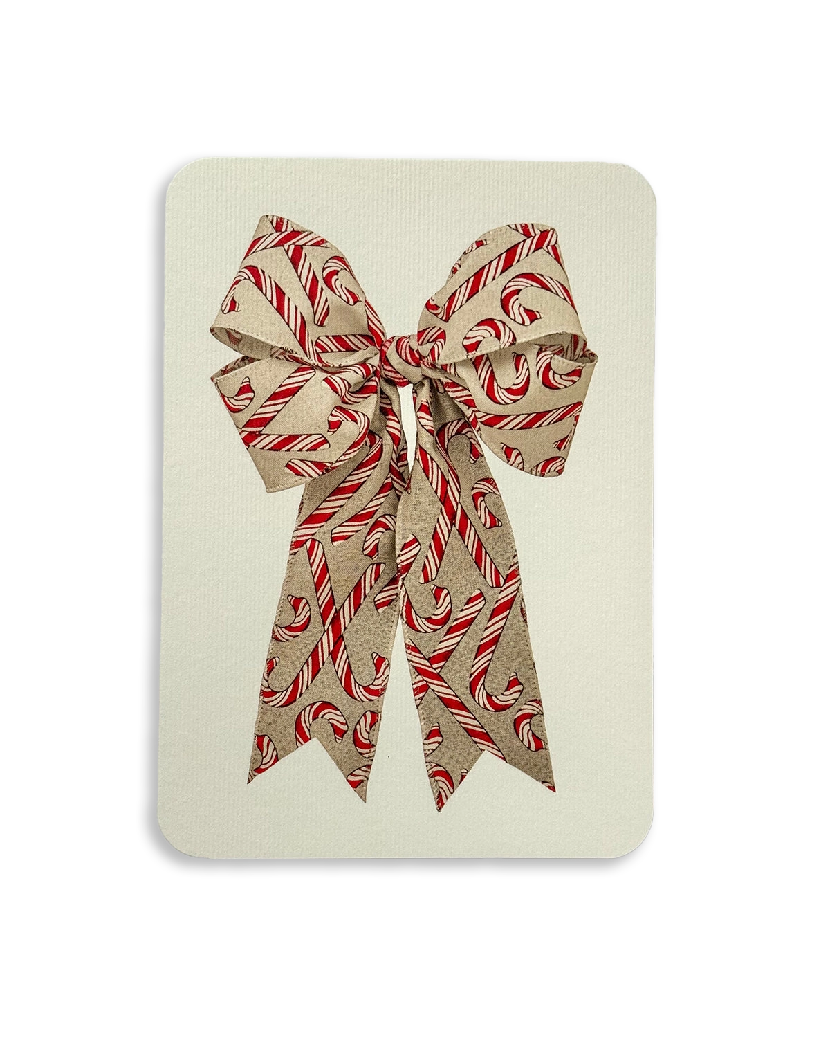 Christmas Bows Mixed Set of 6 Greeting Cards