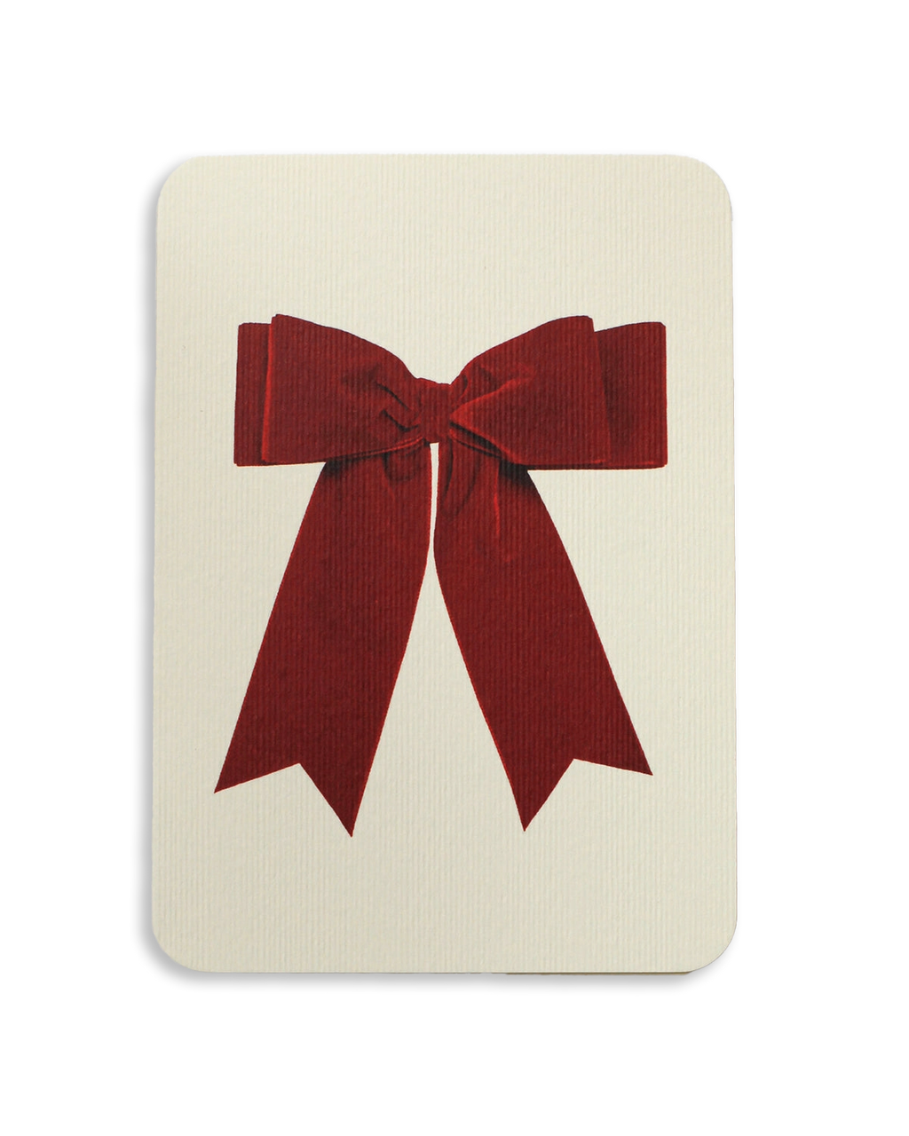 Christmas Bows Mixed Set of 6 Greeting Cards