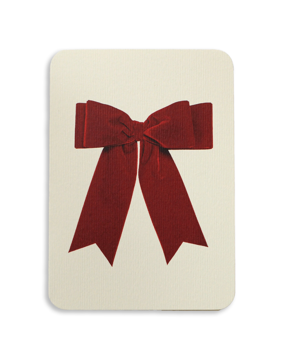 Christmas Bows Mixed Set of 6 Greeting Cards