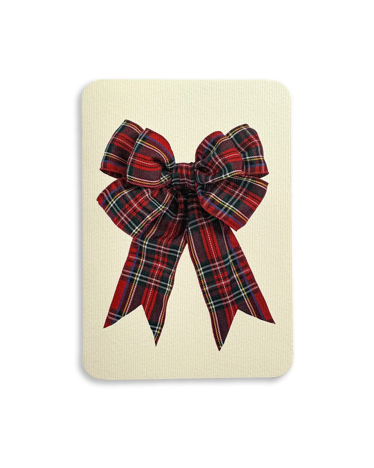 Christmas Bows Mixed Set of 6 Greeting Cards