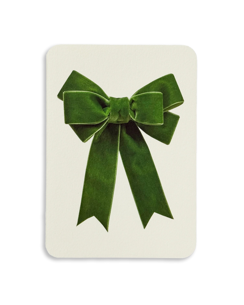 Christmas Bows Mixed Set of 6 Greeting Cards