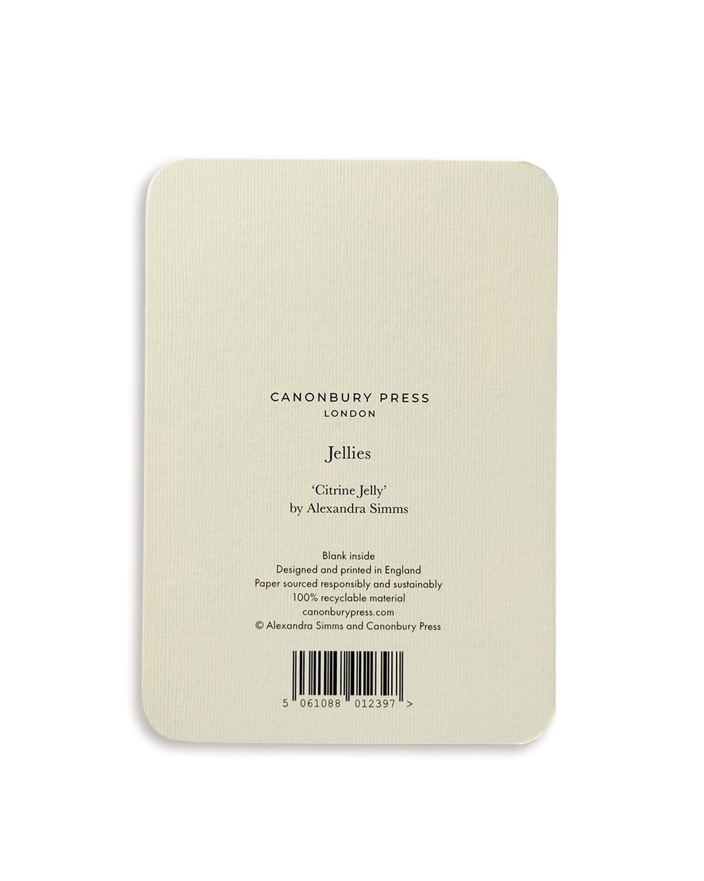 Citrine Jelly Greeting Card