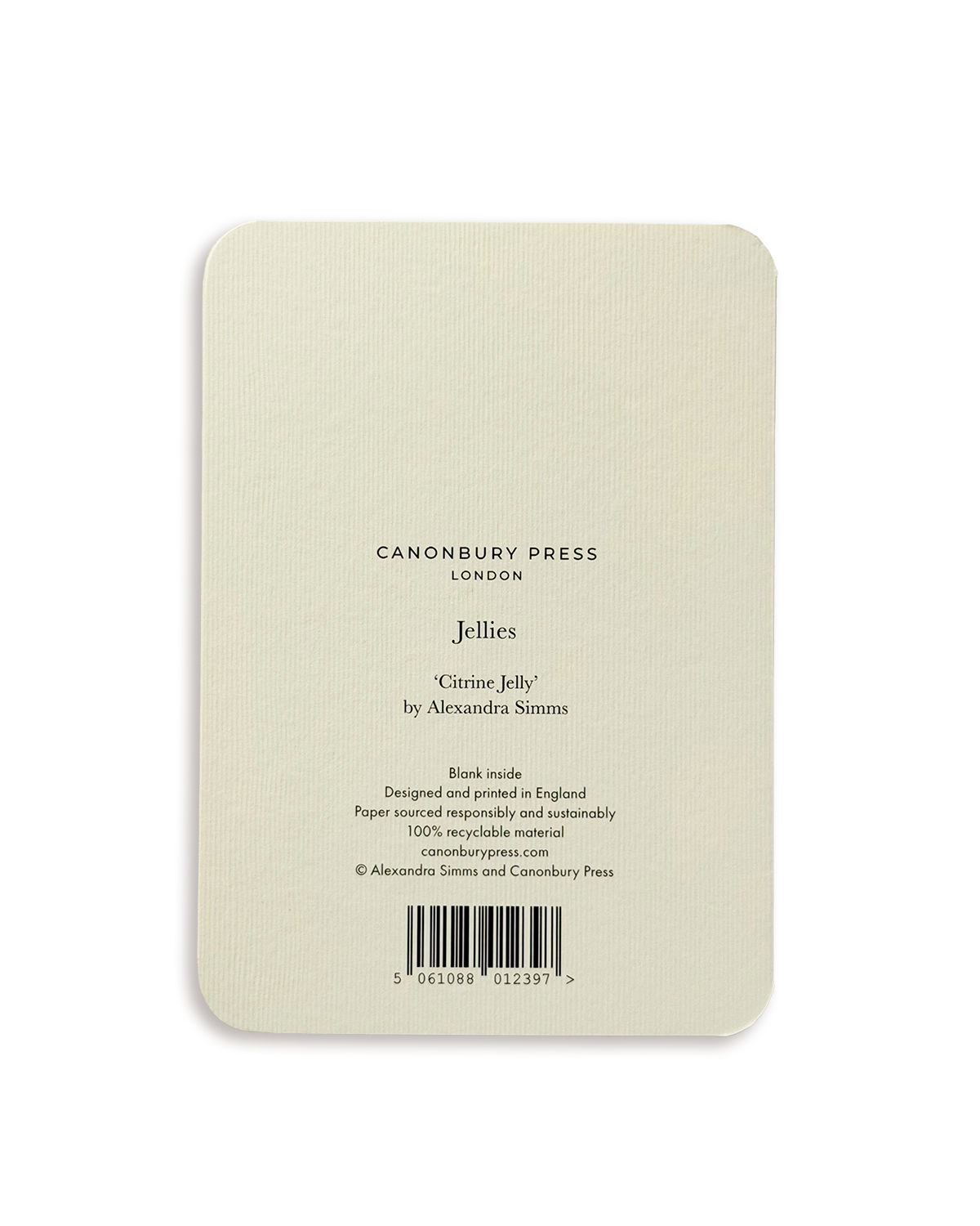 Citrine Jelly Greeting Card