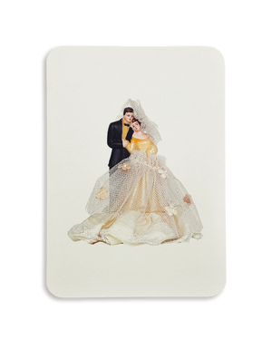 Wedding Cake Topper No.1 Greeting Card
