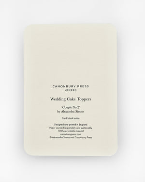 Wedding Cake Topper No.2 Greeting Card