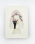 Wedding Cake Topper No.3 Greeting Card