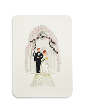 Wedding Cake Topper No.3 Greeting Card
