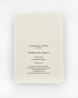 Wedding Cake Topper No.4 Greeting Card