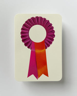 Fuchsia  Rosette Greeting Card