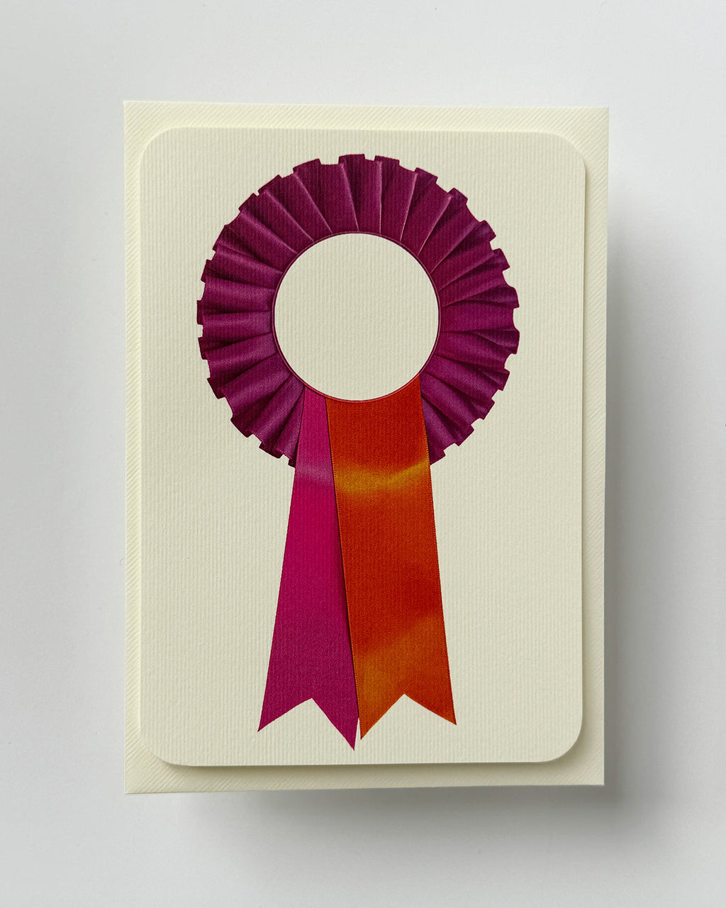 Fuchsia  Rosette Greeting Card