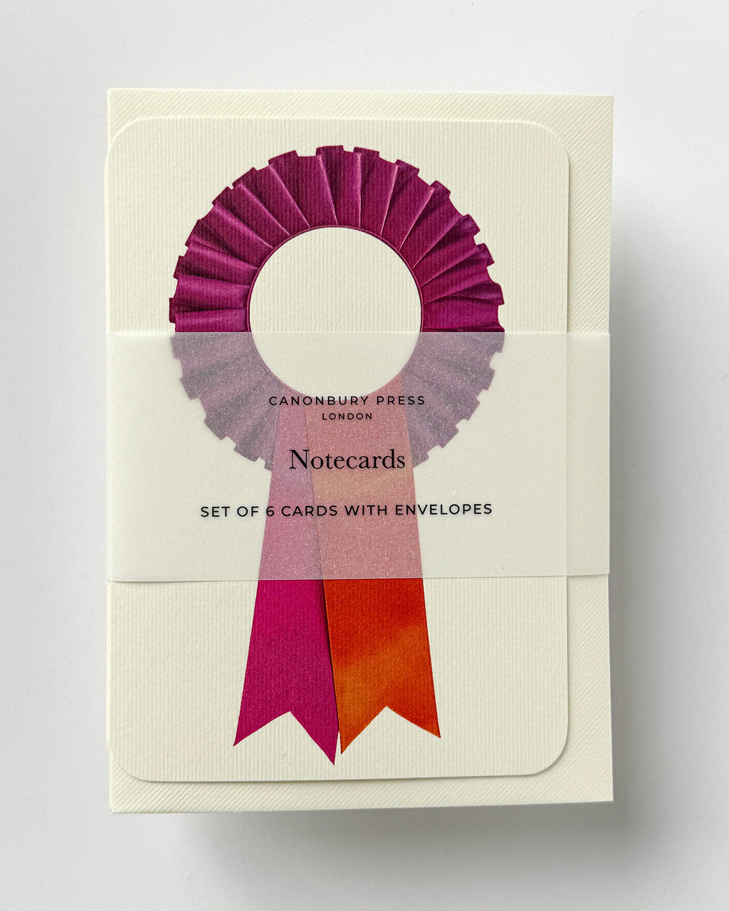 Fuchsia  Rosette Greeting Card