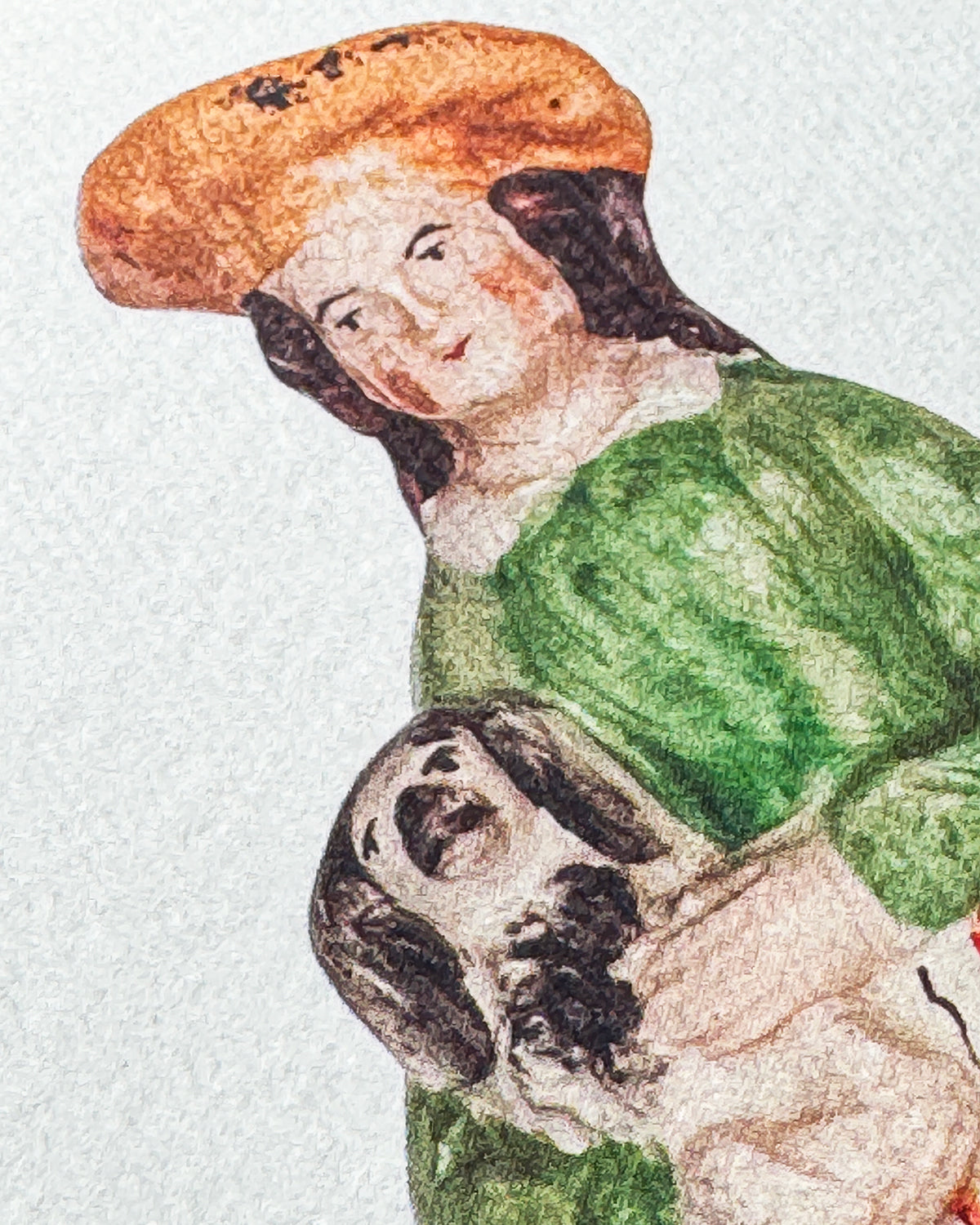 The Girl & Dog Greeting Card