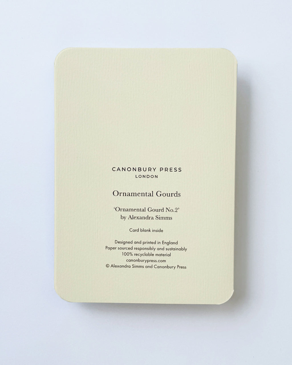 Ornamental Gourd No.2 Greeting Card