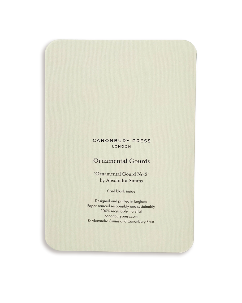Ornamental Gourd No.2 Greeting Card