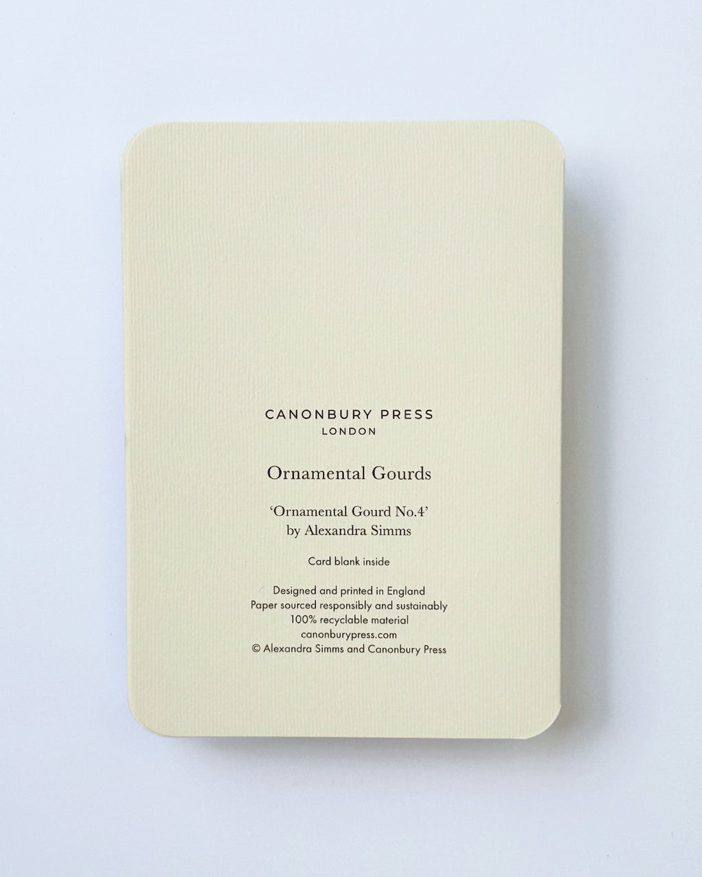 Ornamental Gourd No.4 Greeting Card