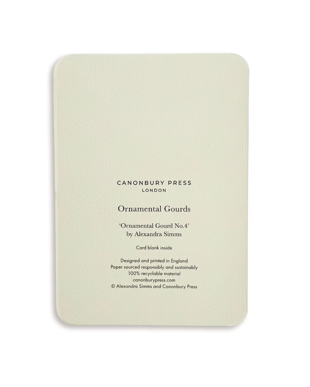 Ornamental Gourd No.4 Greeting Card