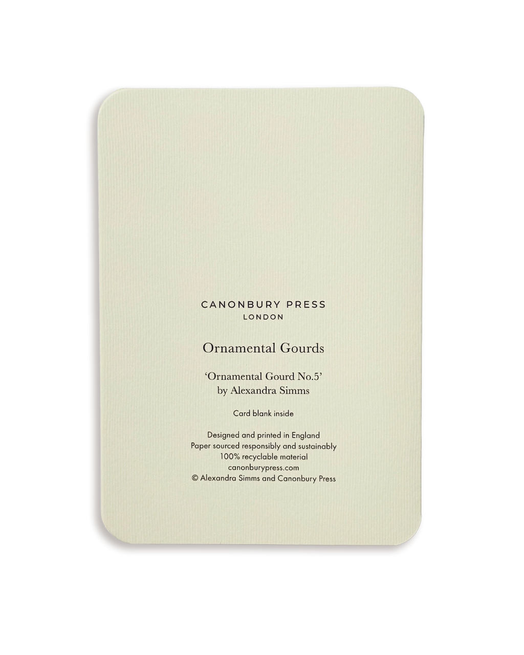 Ornamental Gourd No.5 Greeting Card