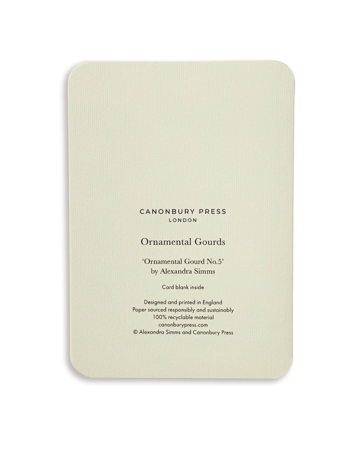 Ornamental Gourd No.5 Greeting Card