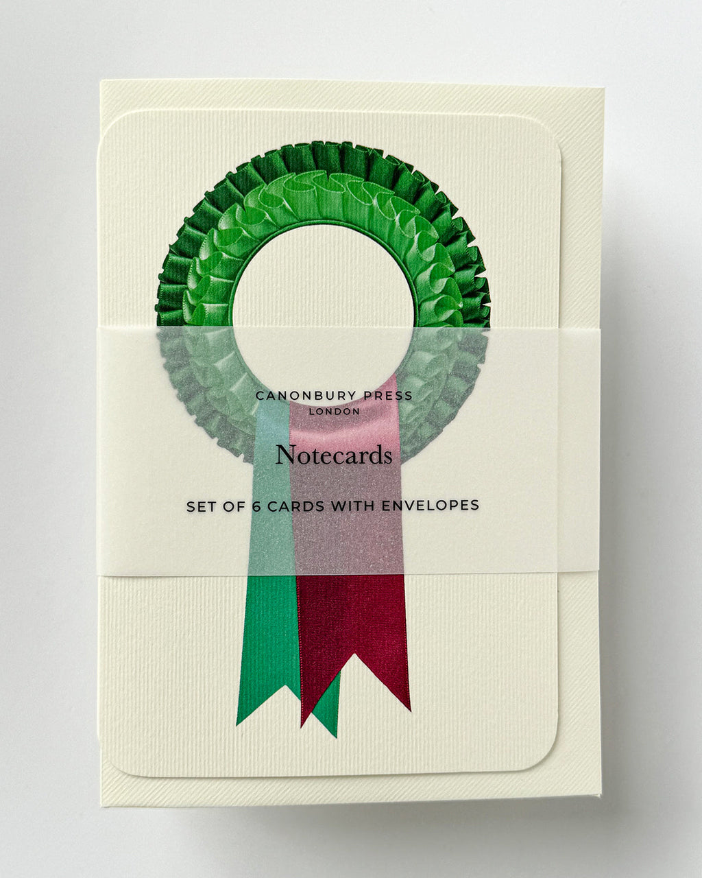 Green  Rosette Greeting Card