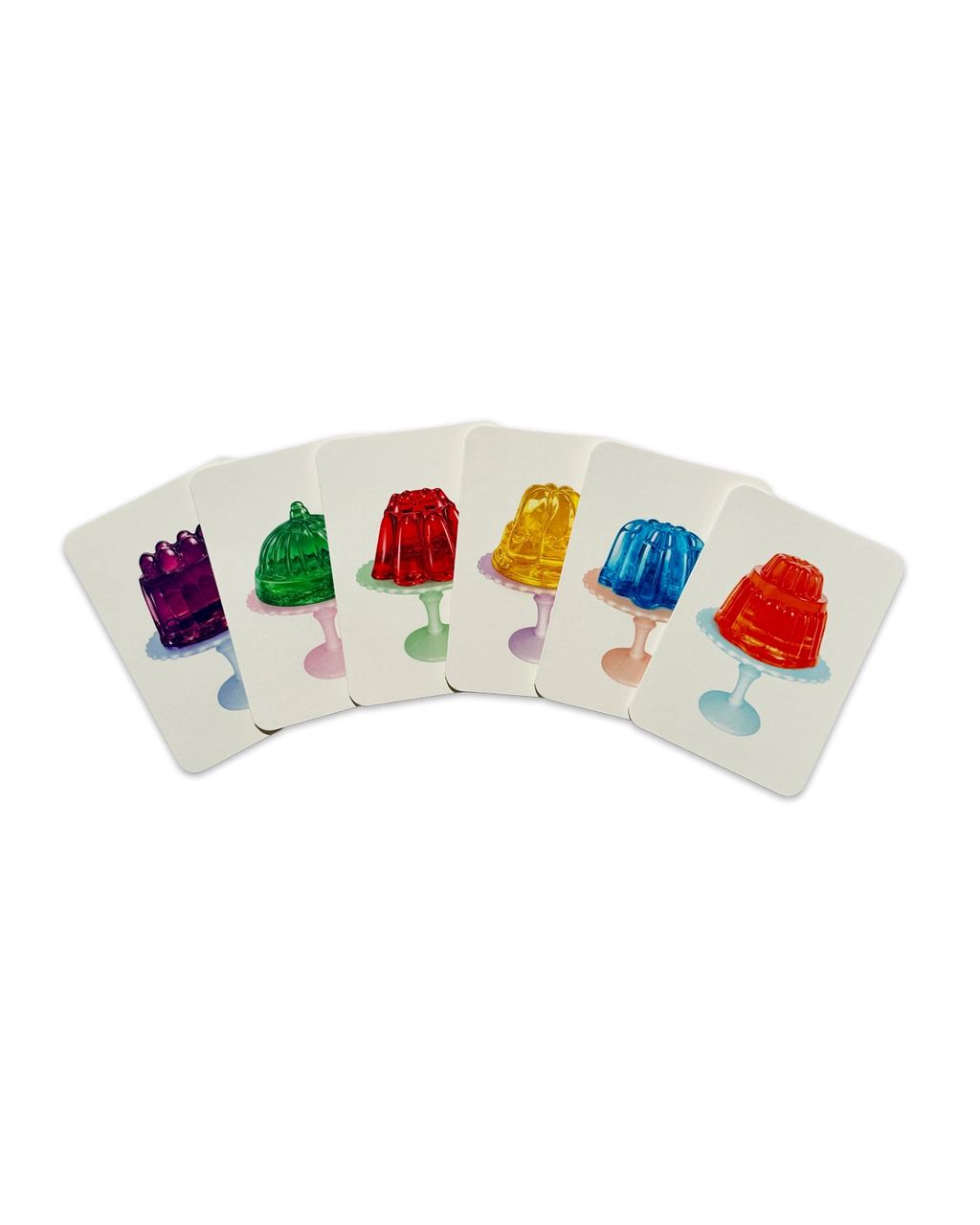 Jellies Mixed Set of 6 Greeting Cards