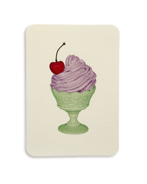 Lavender Chantilly Cream Greeting Card