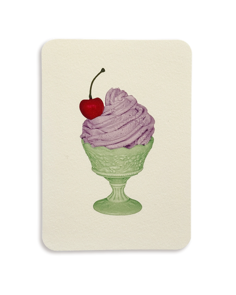 Lavender Chantilly Cream Greeting Card