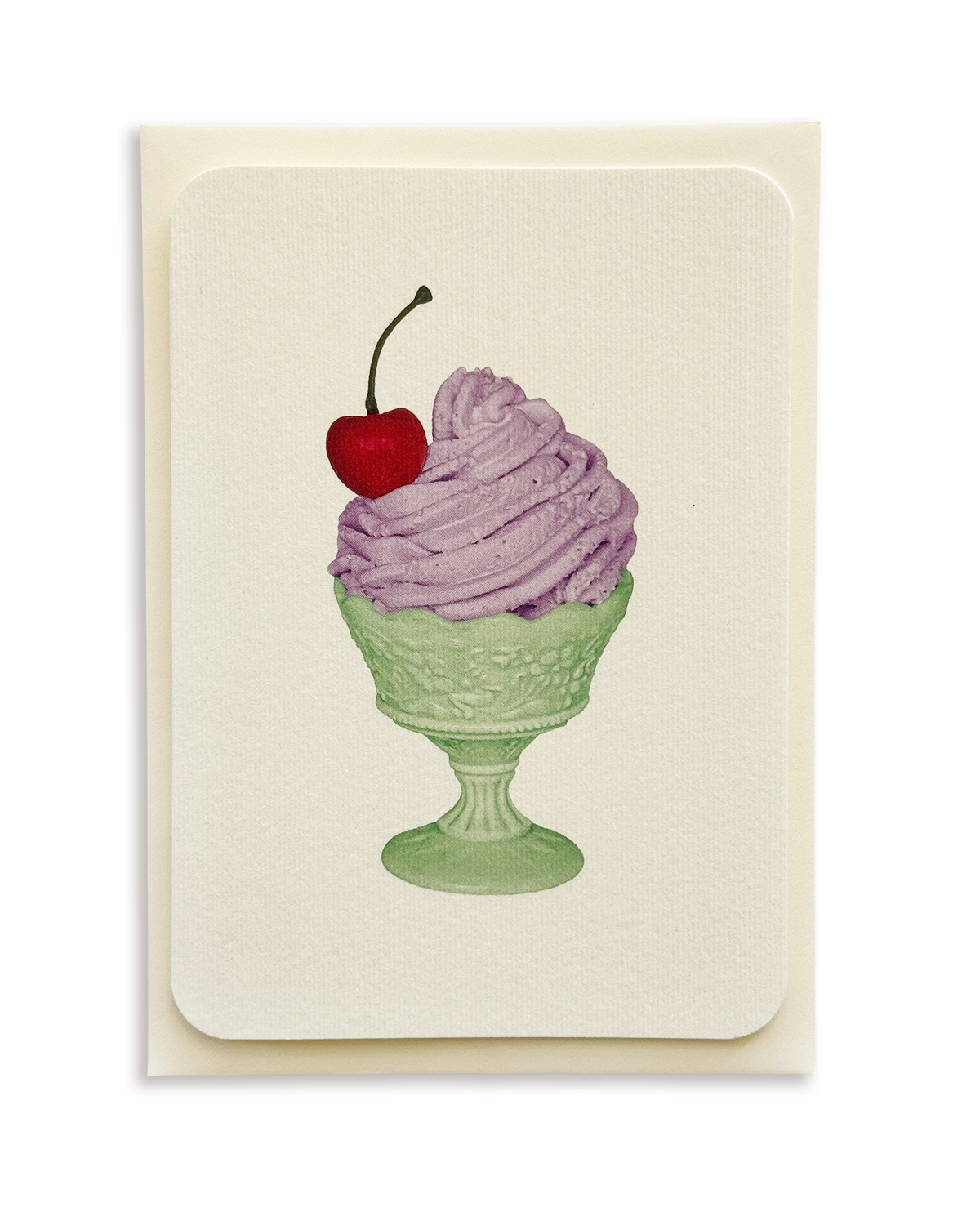 Lavender Chantilly Cream Greeting Card